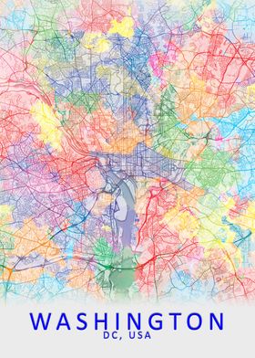 Washington Splash City Map