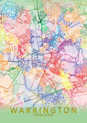 Warrington Splash City Map