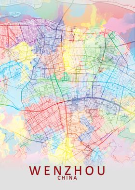 Wenzhou Splash City Map