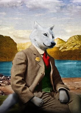 Mr Wolf at the Lake