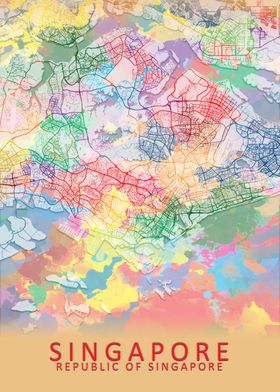 Singapore Splash City Map