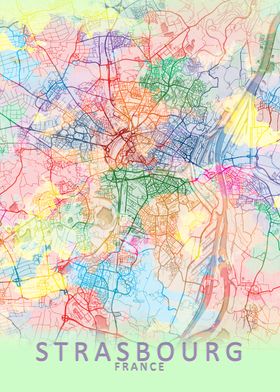 Strasbourg Splash City Map