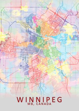 Winnipeg Splash City Map