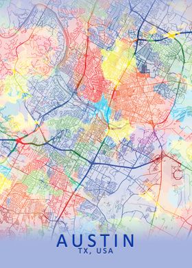 Austin Splash City Map