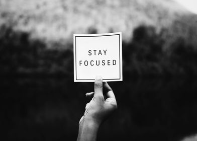 Stay focused 