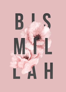 Bismillah Dusty Pink