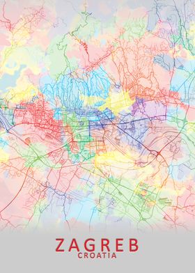 Zagreb Splash City Map
