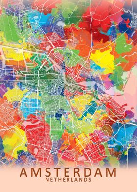 Amsterdam Splash City Map