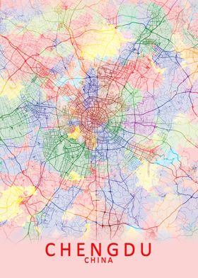 Chengdu Splash City Map