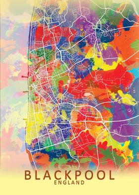 Blackpool Splash City Map