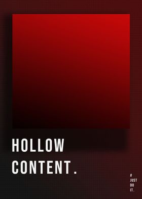 Hollow content