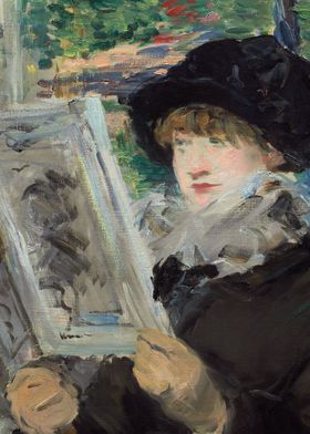 Woman Reading by Monet