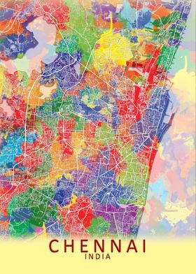 Chennai Splash City Map