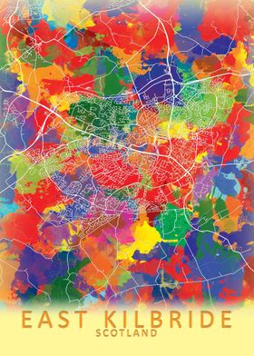 East Kilbride Splash Map