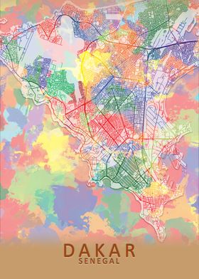 Dakar Splash City Map
