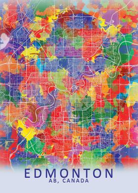 Edmonton Splash City Map