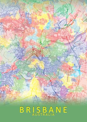 Brisbane Splash City Map