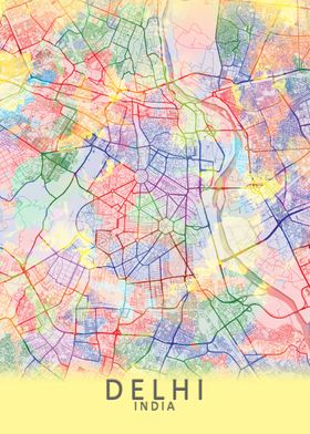 Delhi Splash City Map