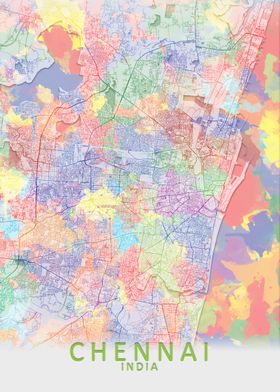 Chennai Splash City Map