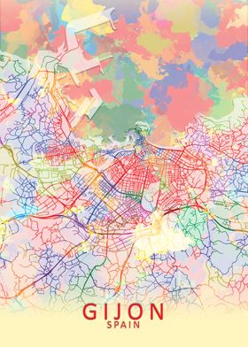 Gijon Splash City Map