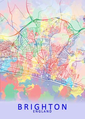 Brighton Splash City Map