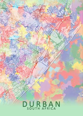 Durban Splash City Map