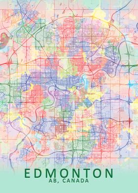 Edmonton Splash City Map