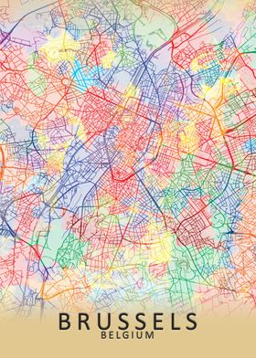 Brussels Splash City Map