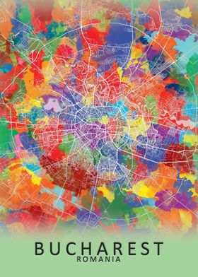 Bucharest Splash City Map