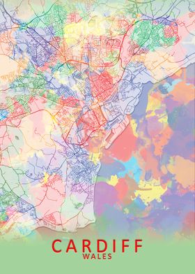 Cardiff Splash City Map