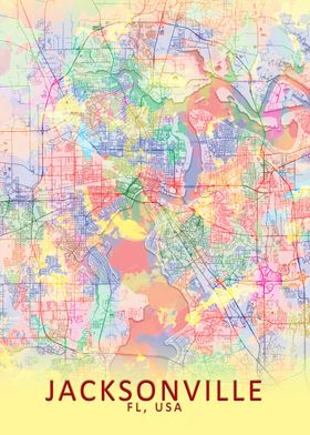 Jacksonville Splash Map