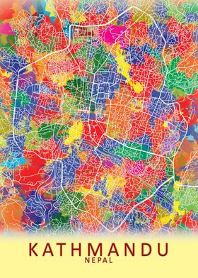 Kathmandu Splash City Map