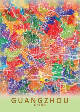 Guangzhou Splash City Map