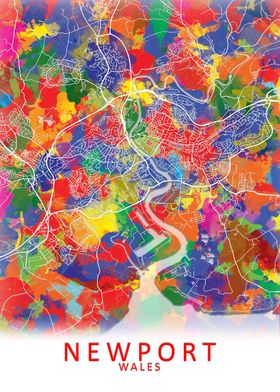 Newport Splash City Map