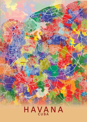 Havana Splash City Map