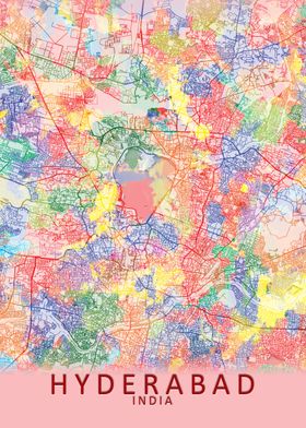 Hyderabad Splash City Map