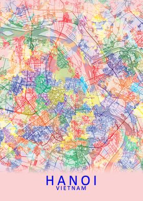 Hanoi Splash City Map