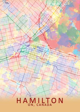 Hamilton Splash City Map
