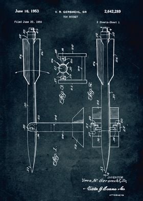 No413  Toy  rocket 