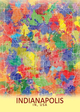 Indianapolis Splash Map