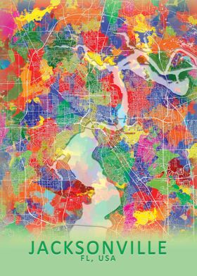 Jacksonville Splash Map