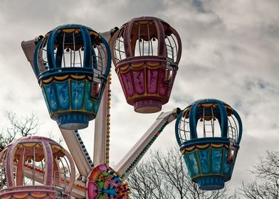 Cabins Of A Ferris Wheel