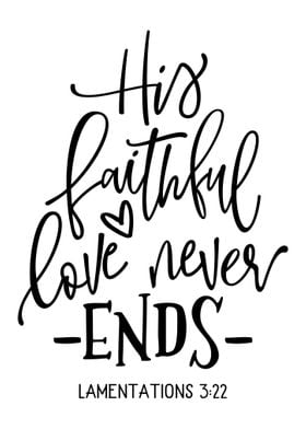 His Faithful Love