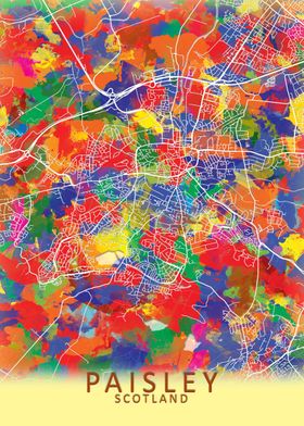 Paisley Splash City Map