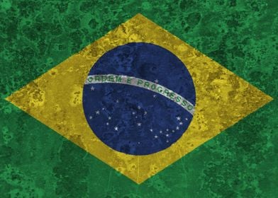 Rusty Brazilian Flag