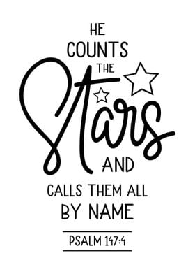 He Counts The Stars