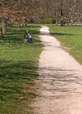 Long Path In The Park