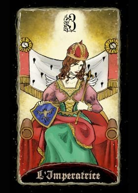 Metal Tin Sign Metal Poster The Empress Displate Is A One-of-a