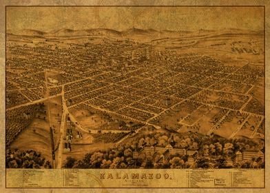 Kalamazoo Michigan Map