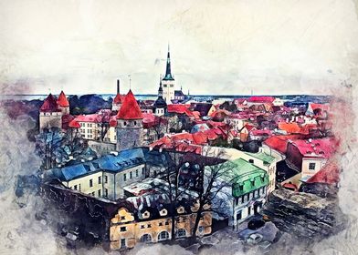 Tallinn city art